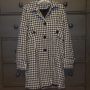 Black and White pea coat